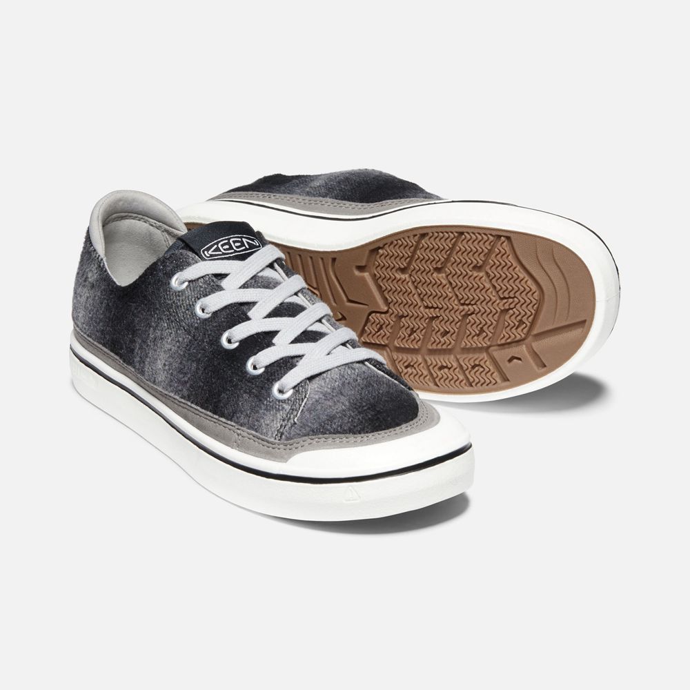 Espadrille Keen Femme Noir/Blanche | Elsa Iv Sneaker | GVTMO-8237